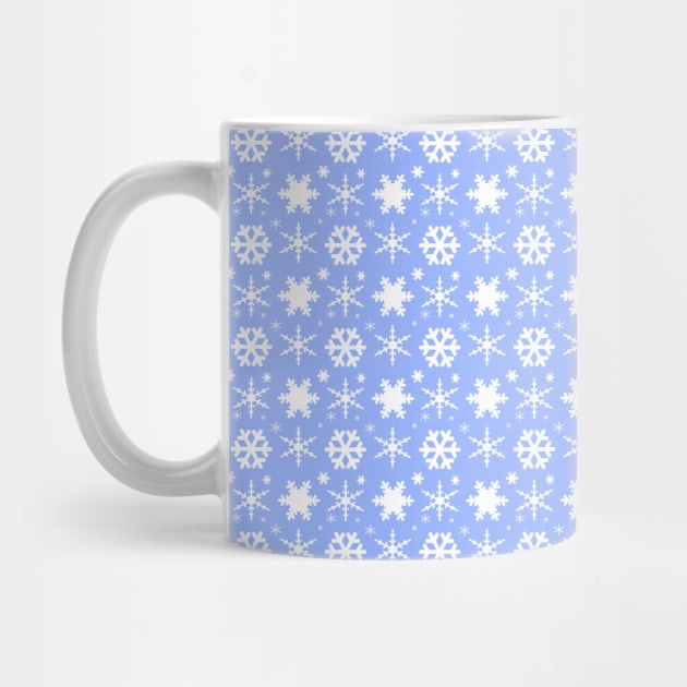 Snowflakes Blue by BlakCircleGirl